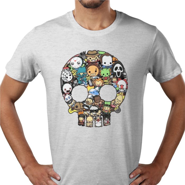 Horror Skull Montage T Shirt
