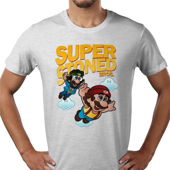 Super Mario Bro's x Cheech & Chong - Super Stoned Bros T-shirt