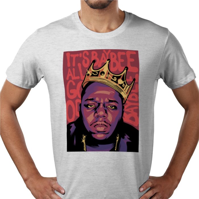 Biggie - King Crowned Art Style T-Shirt