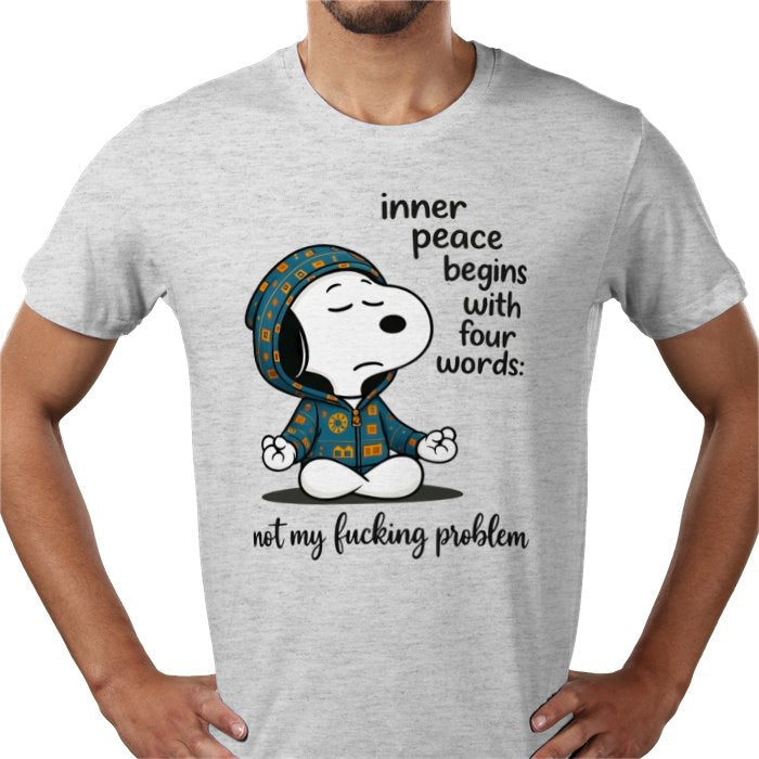 Inner Peace Starts With 4 Words - Snoopy T-shirt