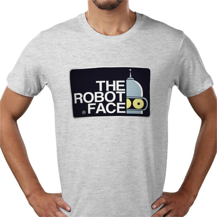 Futurama x The North Face Parody - The Robot Face T-Shirt