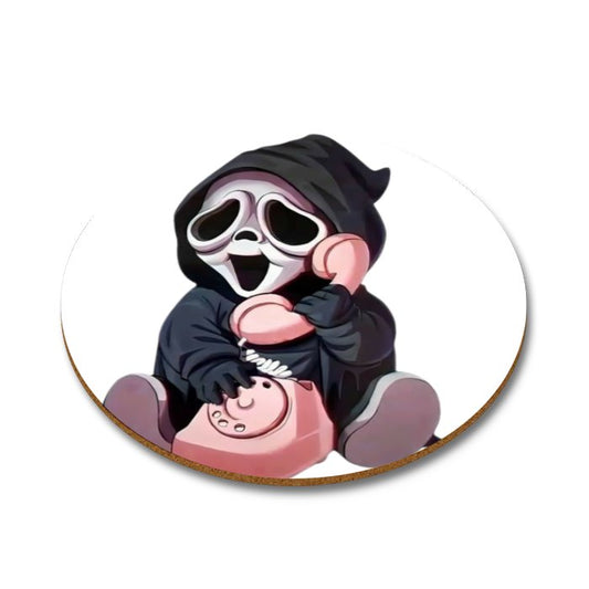 Baby Ghostface Round Coasters
