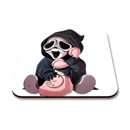 Baby Ghostface Square Coaster
