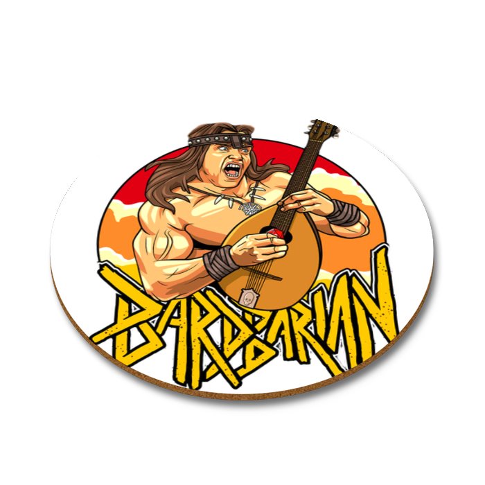 Conan The Bardarian Round Coasters