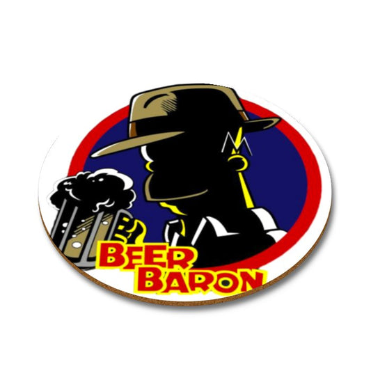 The Simpsons x Dick Tracy - Beer Baron Round Coasters