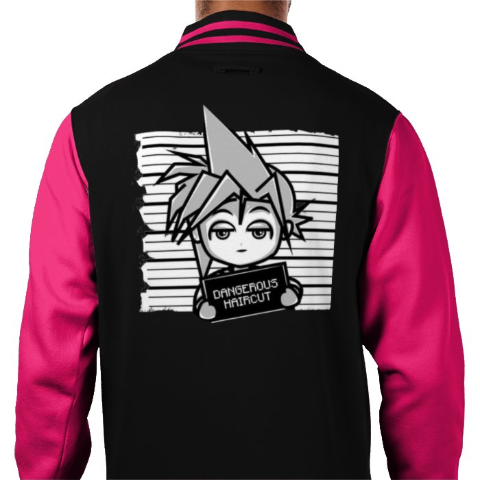 Final Fantasy 7 - Dangerous Hair Cut Varsity Jacket