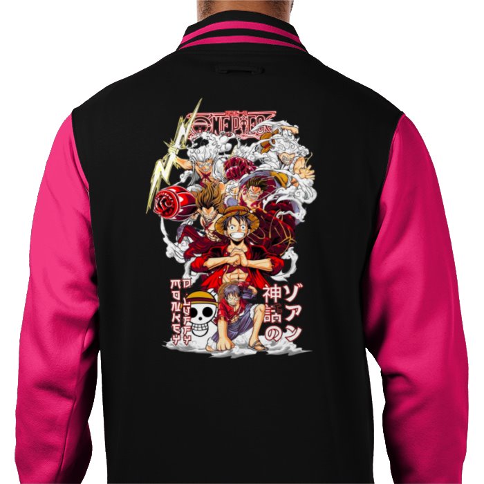 One Piece - Luffy Theme 3 Varsity Jacket