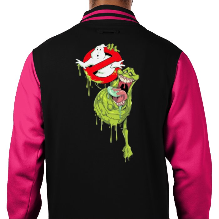 Ghostbusters - Slimer & Logo Varsity Jacket