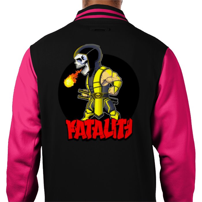 Mortal Kombat - Scorpion Fatality Varsity Jacket