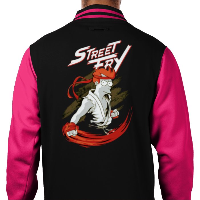 Futurama x Street Fighter - Street Fry Varsity Jacket