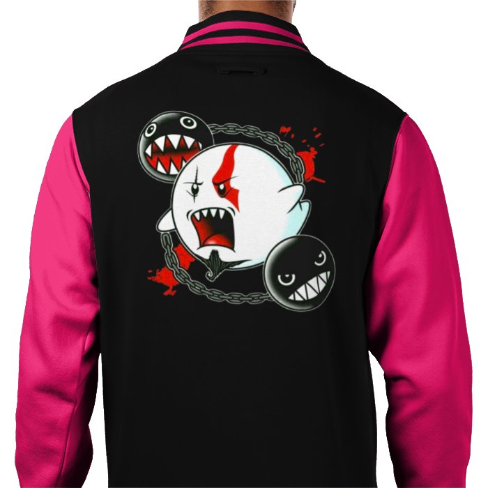 Super Mario x God Of War - Ghost Of War Varsity Jacket
