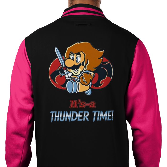 Super Mario x Thundercats - Its 'a Thunder Time Varsity Jacket