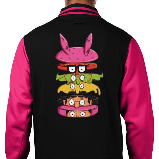 Bobs Burgers - Sliced Burger Varsity Jacket