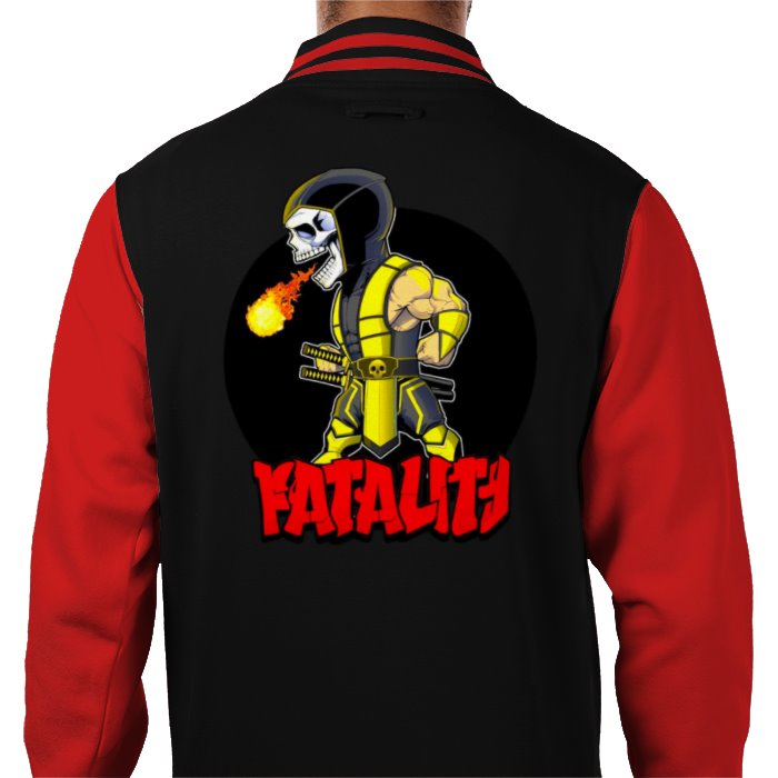 Mortal Kombat - Scorpion Fatality Varsity Jacket