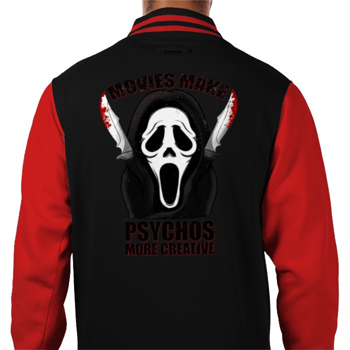 Scream - Creative Psycho Varsity Jacket