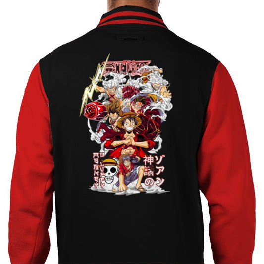 One Piece - Luffy Theme 3 Varsity Jacket