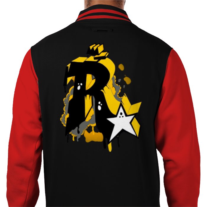 Rockstar Theme Varsity Jacket