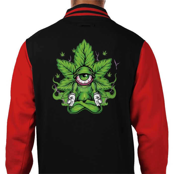 Cannabis Eye Varsity Jacket
