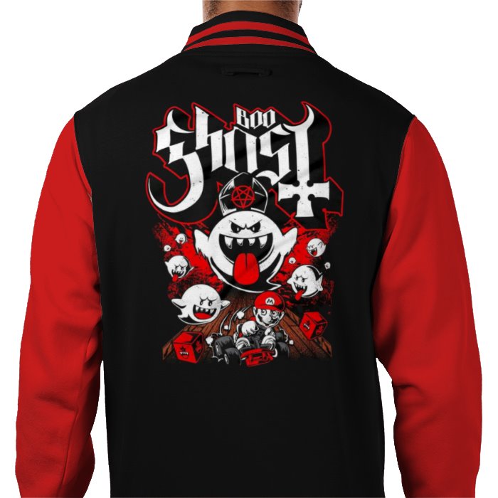 Mario Kart - Boo Ghost Theme Varsity Jacket