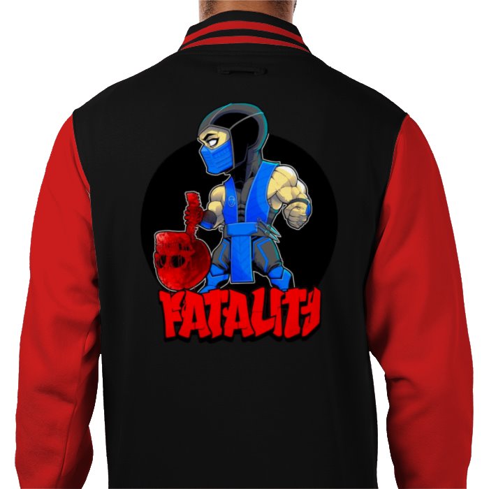 Mortal Kombat - Sub Zero Fatality Varsity Jacket