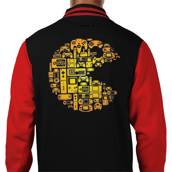 Pac-Man - Collage Varsity Jacket