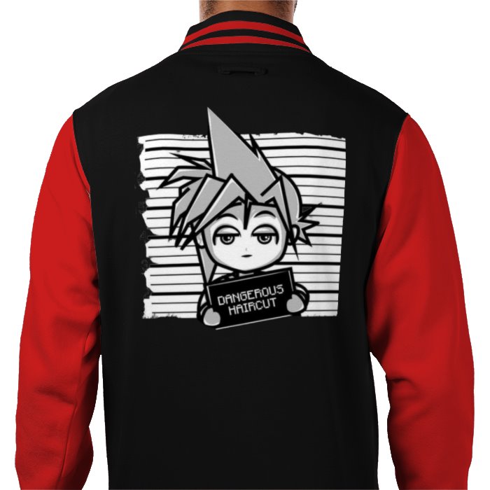 Final Fantasy 7 - Dangerous Hair Cut Varsity Jacket