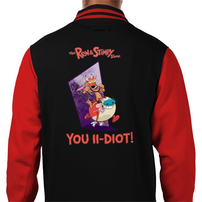 Ren & Stimpy - You II-diot Varsity Jacket