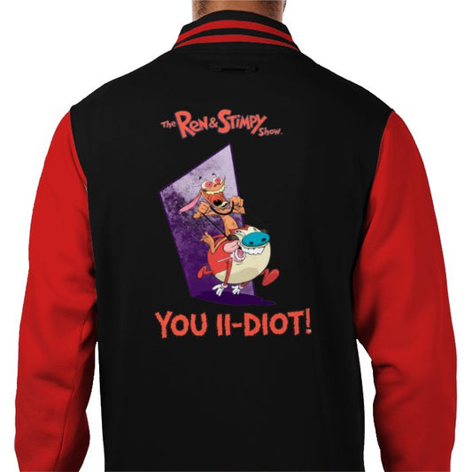 Ren & Stimpy - You II-diot Varsity Jacket