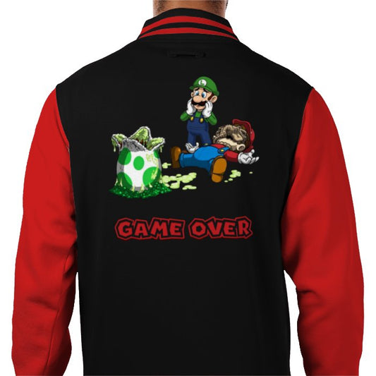 Super Mario x Aliens - Xeno Egg Varsity Jacket
