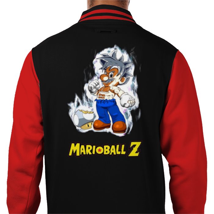 Super Mario x Dragonball Z - Ultra Instinct Varsity Jacket