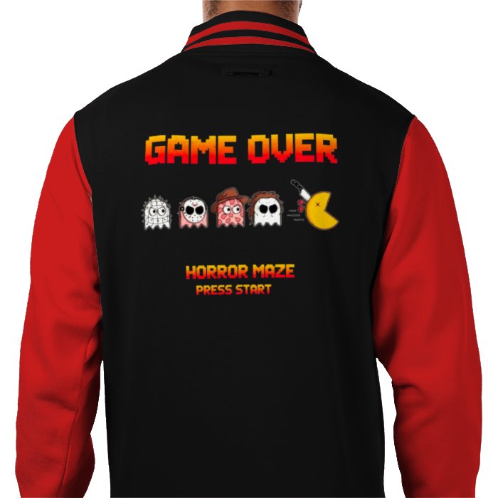 Pac-Man - Horror Maze Varsity Jacket