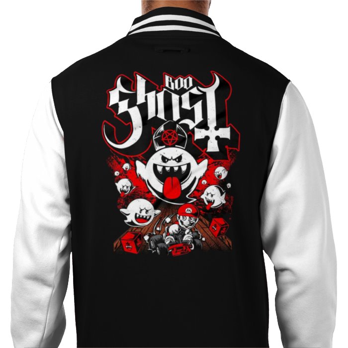 Mario Kart - Boo Ghost Theme Varsity Jacket
