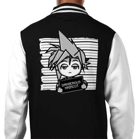 Final Fantasy 7 - Dangerous Hair Cut Varsity Jacket