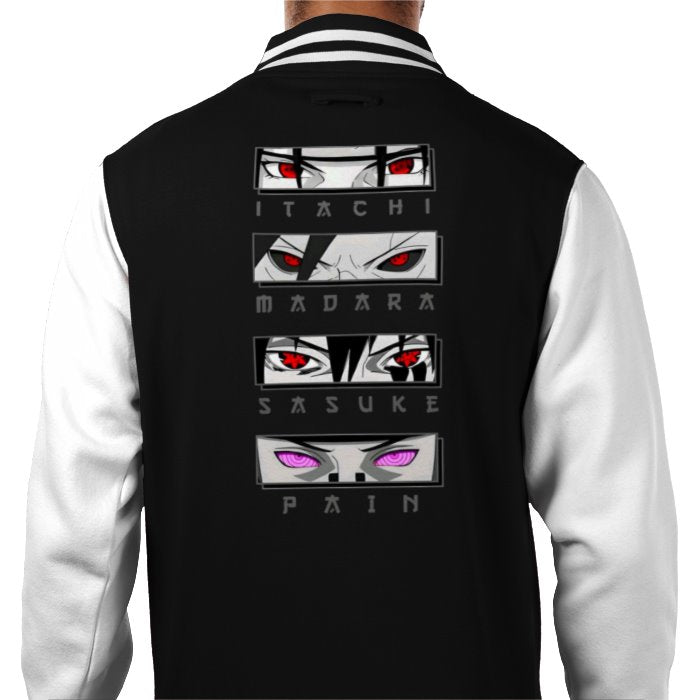 Naruto - More Eyes Varsity Jacket
