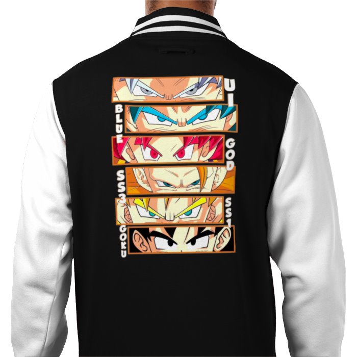 Dragonball Z - Goku Eyes Varsity Jacket
