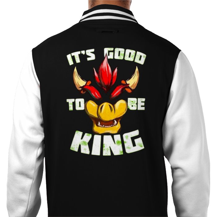 Super Mario Bro's - Its Good To Be King Theme Varsity Jacket