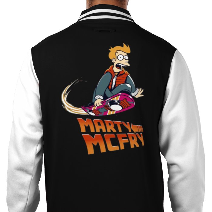 Futurama x Back To The Future - Marty McFry Varsity Jacket