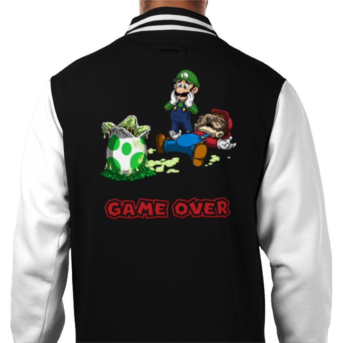 Super Mario x Aliens - Xeno Egg Varsity Jacket