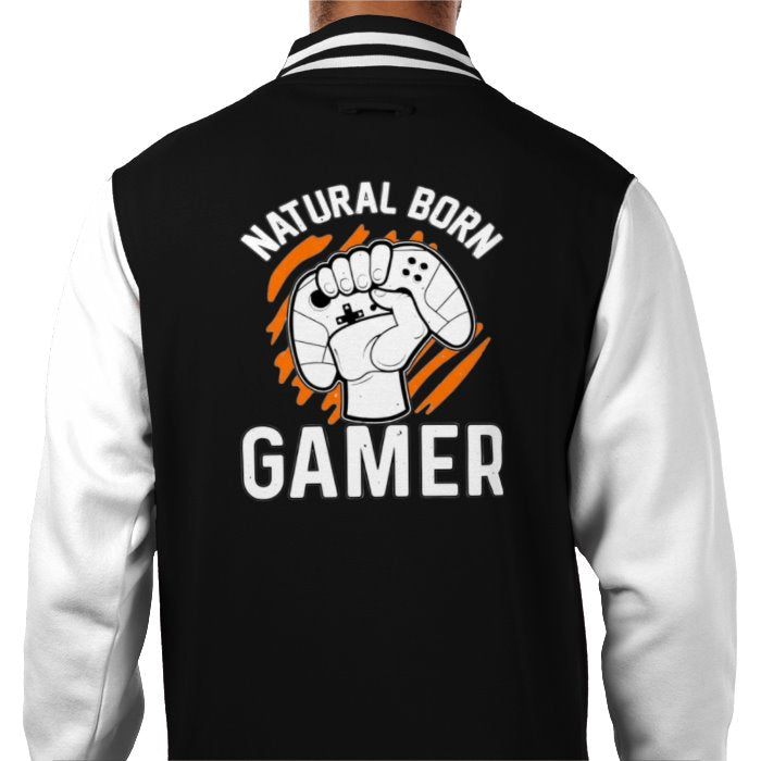 Natural Born Gamer Varsity Jacket