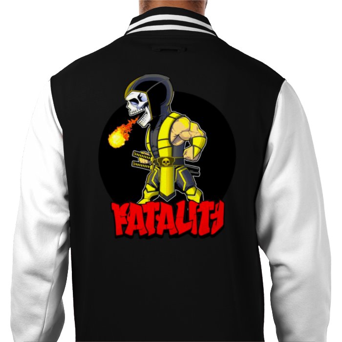 Mortal Kombat - Scorpion Fatality Varsity Jacket