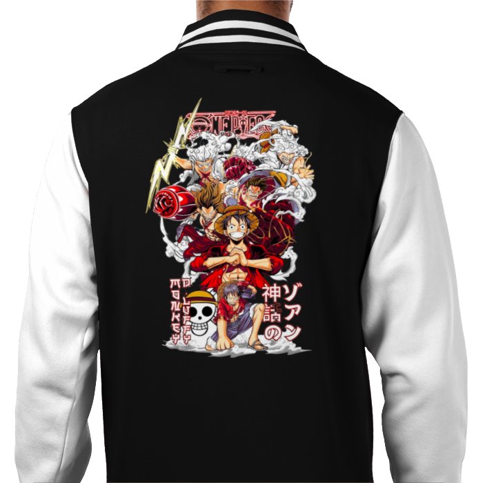One Piece - Luffy Theme 3 Varsity Jacket