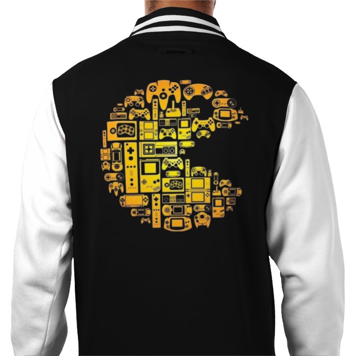 Pac-Man - Collage Varsity Jacket