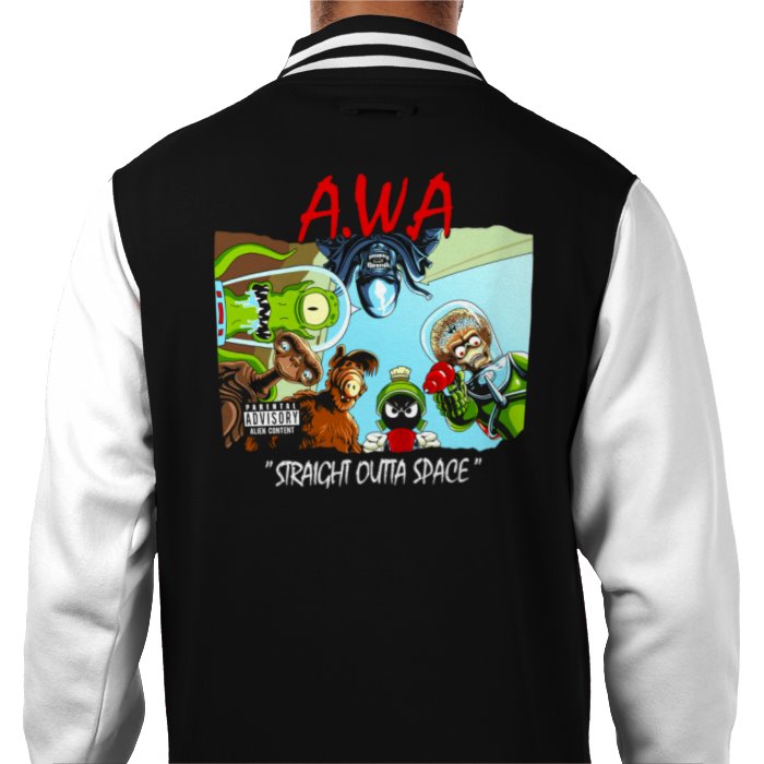 Aliens Without Attitude Varsity Jacket
