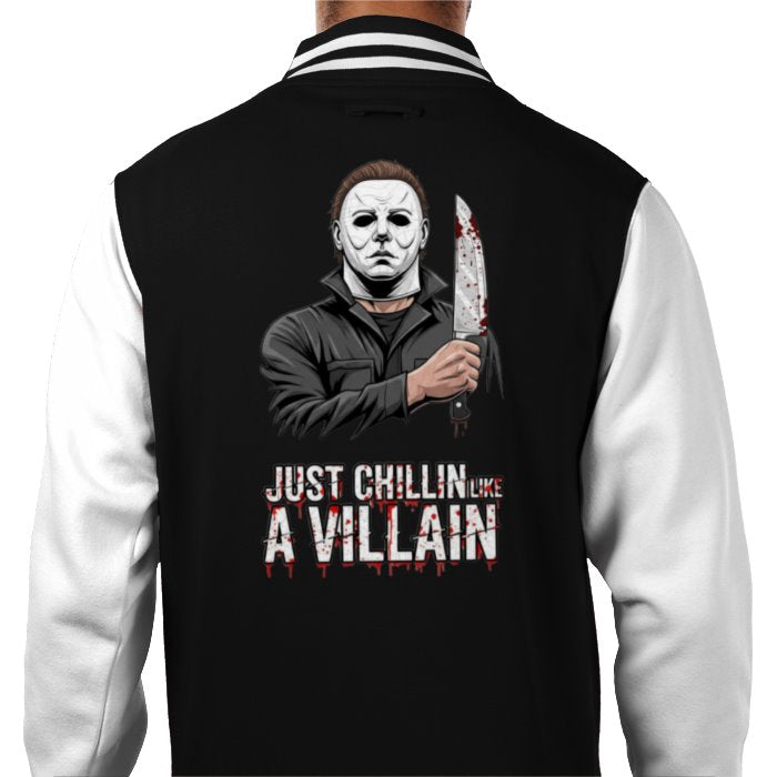 Halloween - Chilin Like A Villain Varsity Jacket