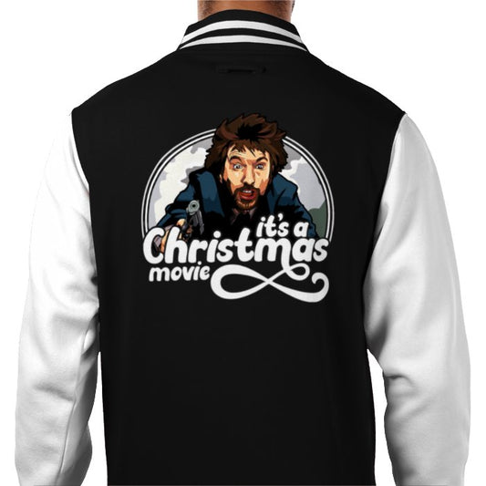 Die Hard Is A Christmas Movie Varsity Jacket