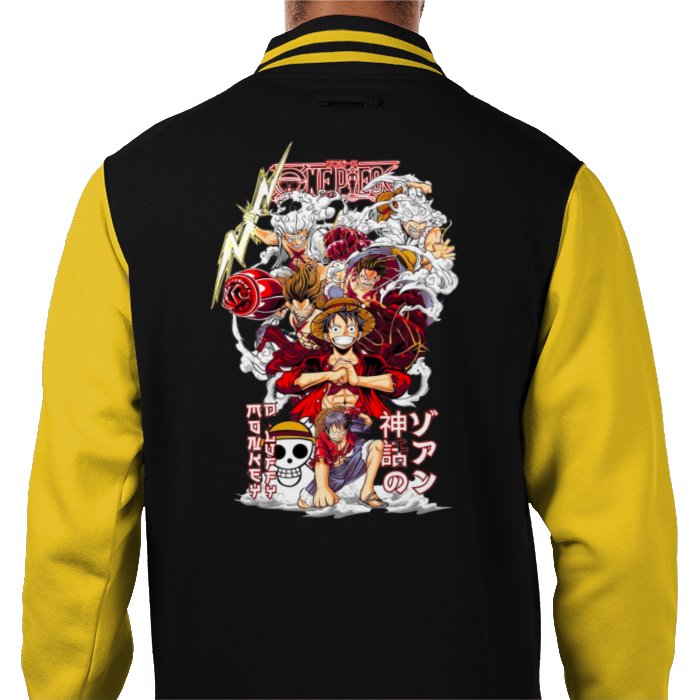 One Piece - Luffy Theme 3 Varsity Jacket