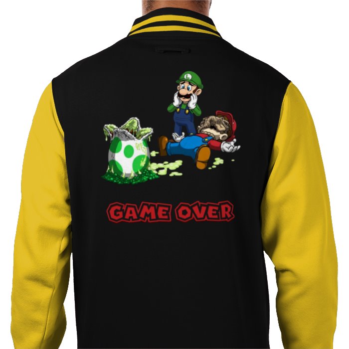 Super Mario x Aliens - Xeno Egg Varsity Jacket