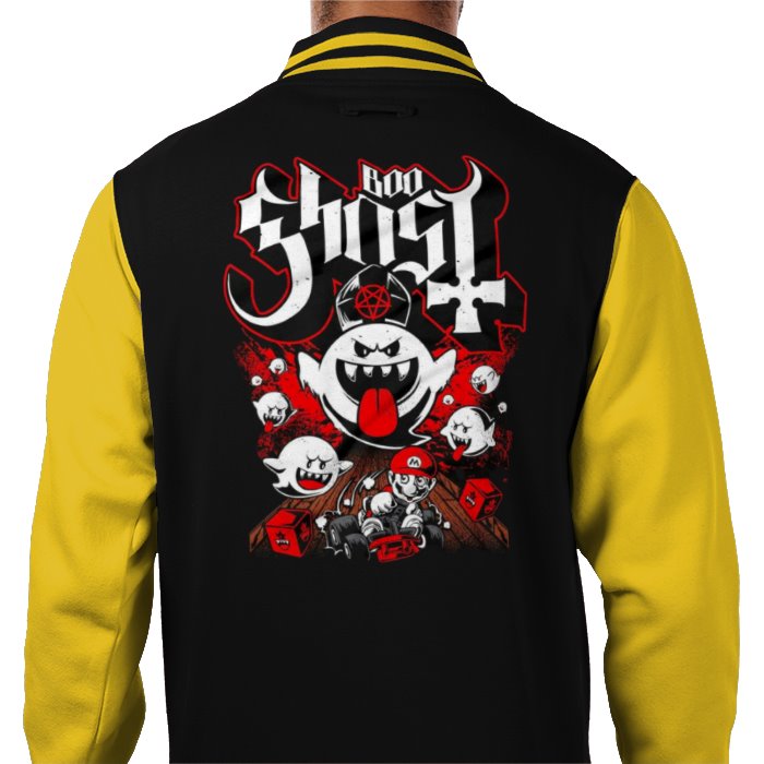 Mario Kart - Boo Ghost Theme Varsity Jacket