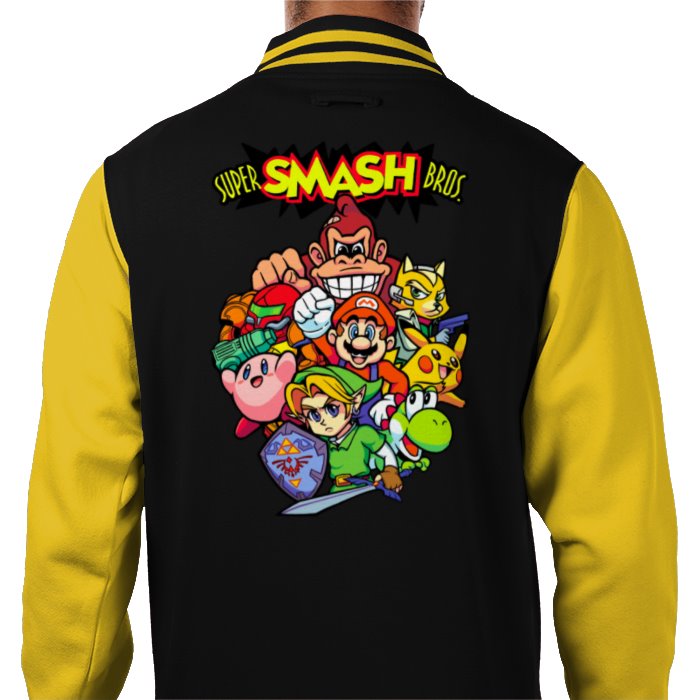 Super Smash Bro's - Theme Varsity Jacket