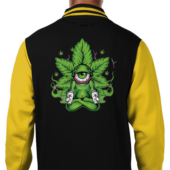 Cannabis Eye Varsity Jacket